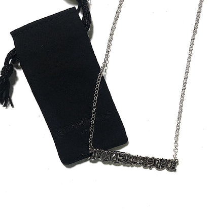 Chrome hearts FK clavicle necklace