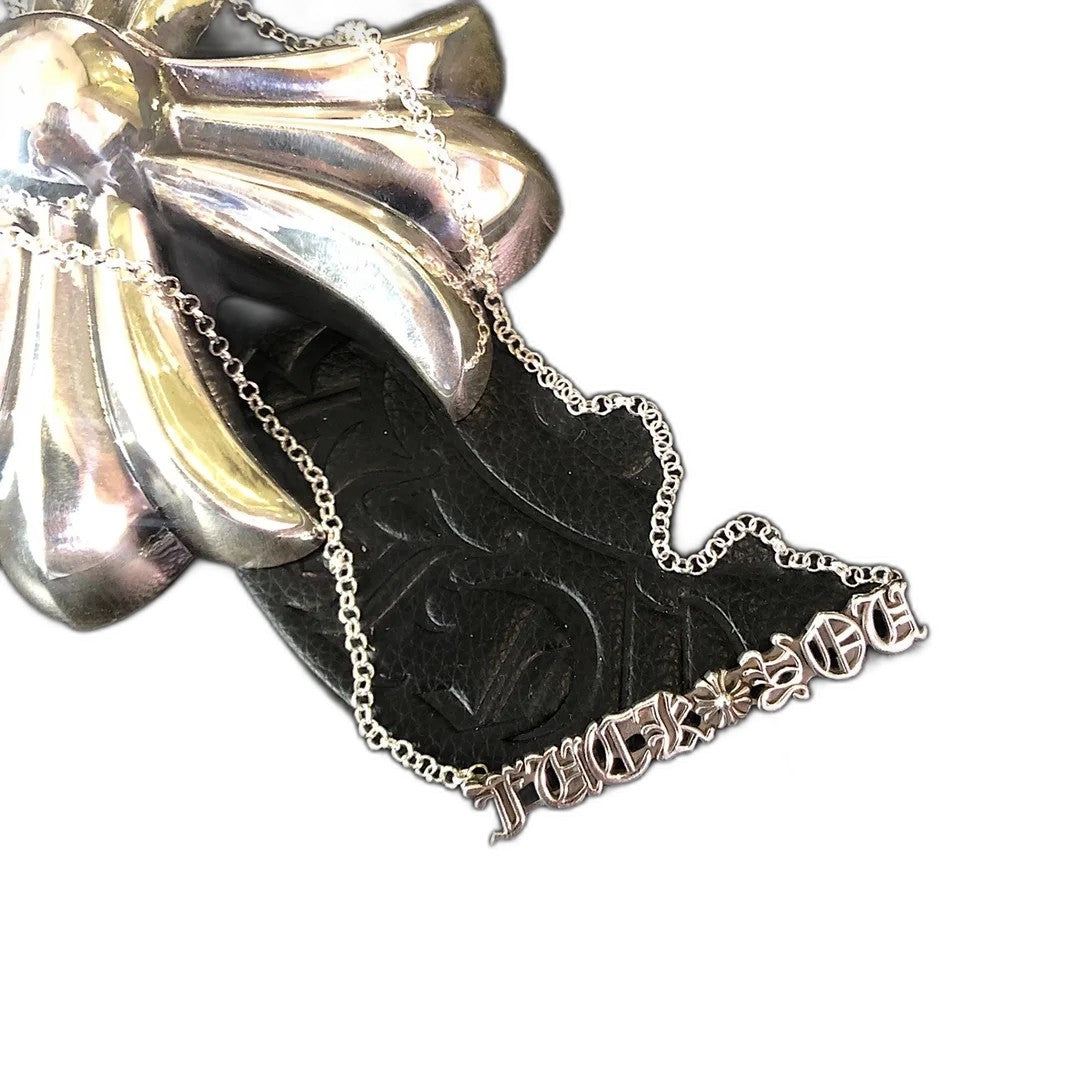 Chrome hearts FK clavicle necklace