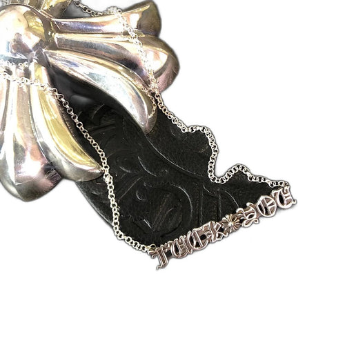 Chrome hearts FK clavicle necklace