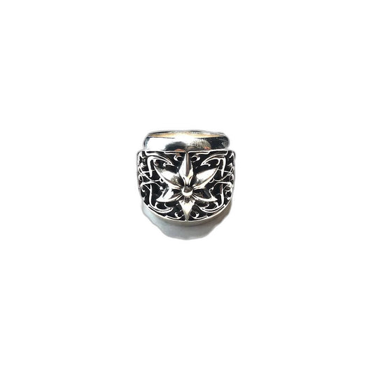 Chrome hearts six-pointed star vine ring