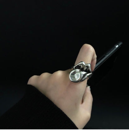 CHROME HEARTS Rolling Stone Tongue Ring