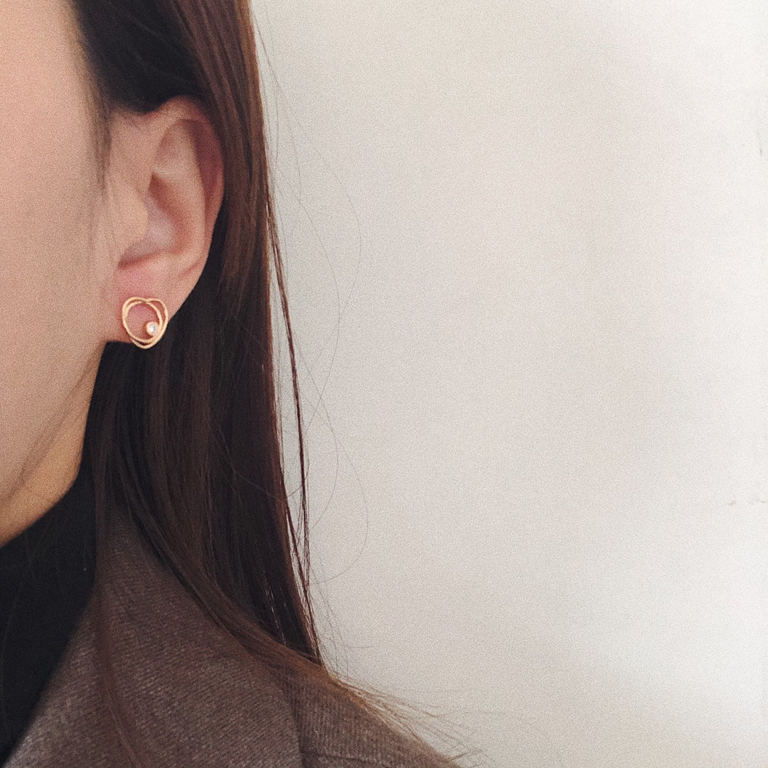Hermes Vertige Cœur necklace and earrings
