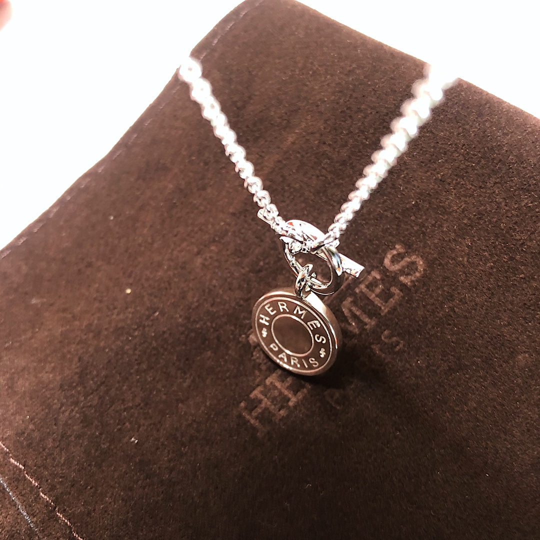 HERMES  Amulettes H Ex-Libris pendant