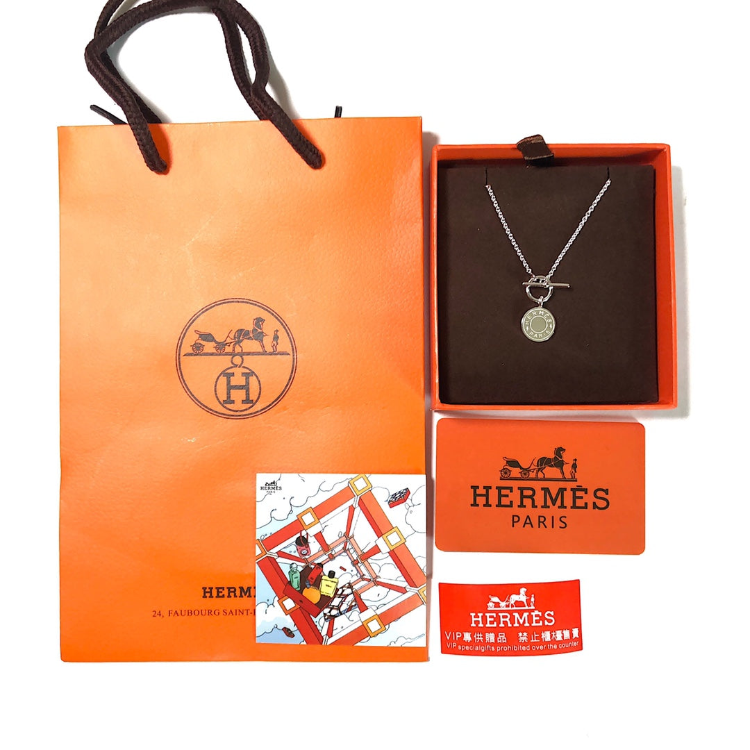 HERMES  Amulettes H Ex-Libris pendant
