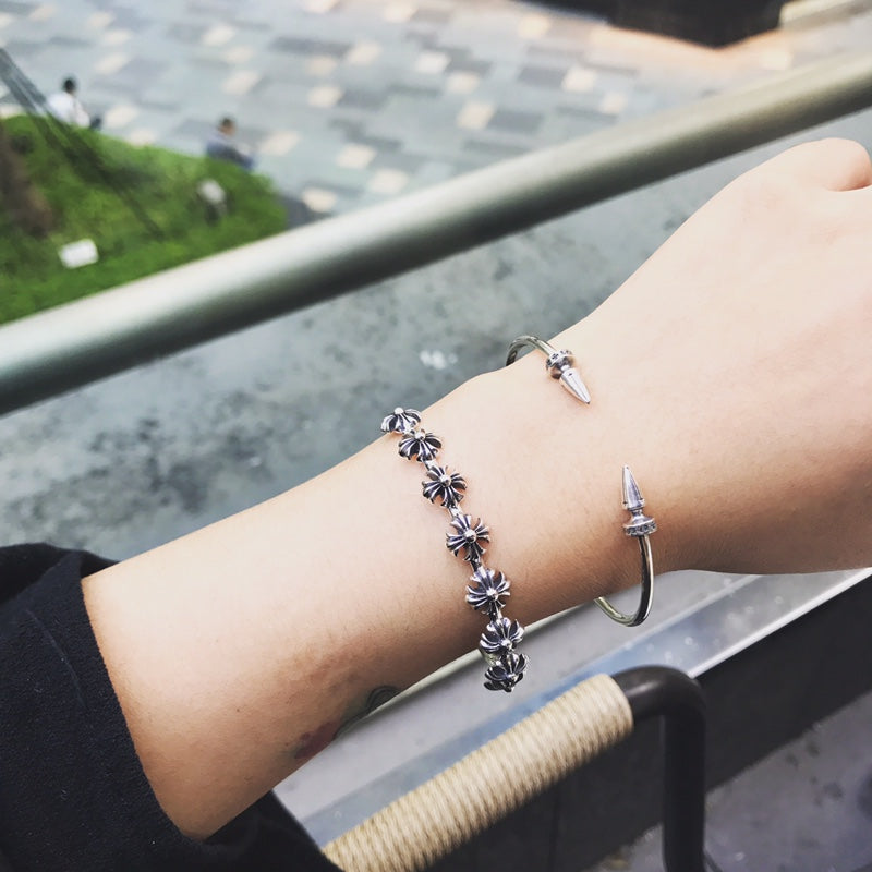 Chrome hearts double nail bracelet