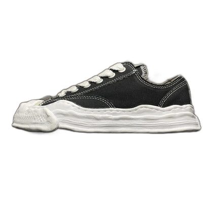 Maison MIHARA YASUHIRO HANK OG Sole Canvas Low-top Sneaker "Black"