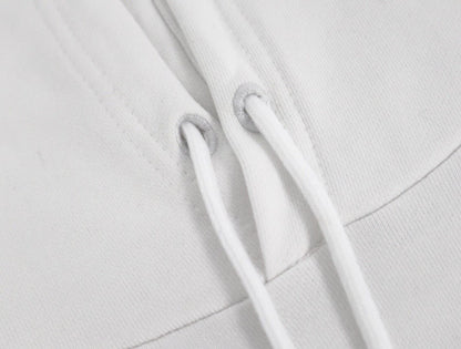 Balenciaga Men's White Logo Wreath Hoodie