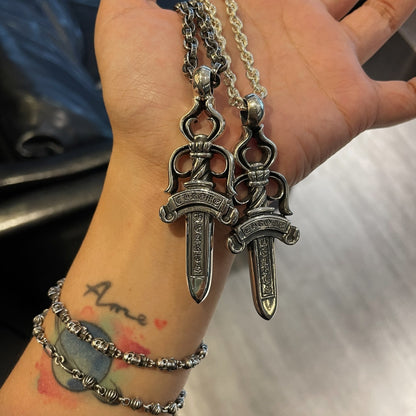 Chrome Hearts Large Sword Necklace
