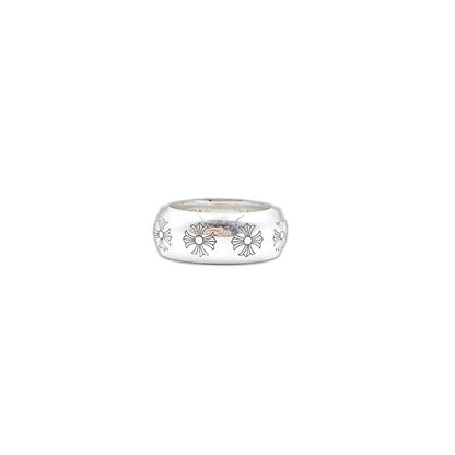 Chrome hearts round cross ring