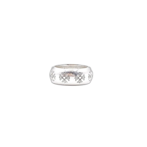 Chrome hearts round cross ring