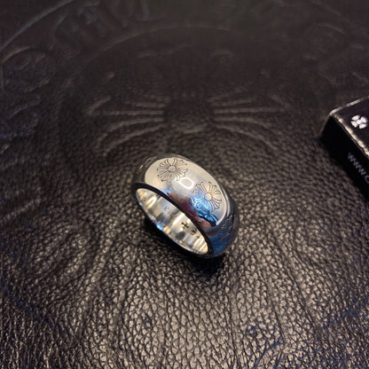 Chrome hearts round cross ring
