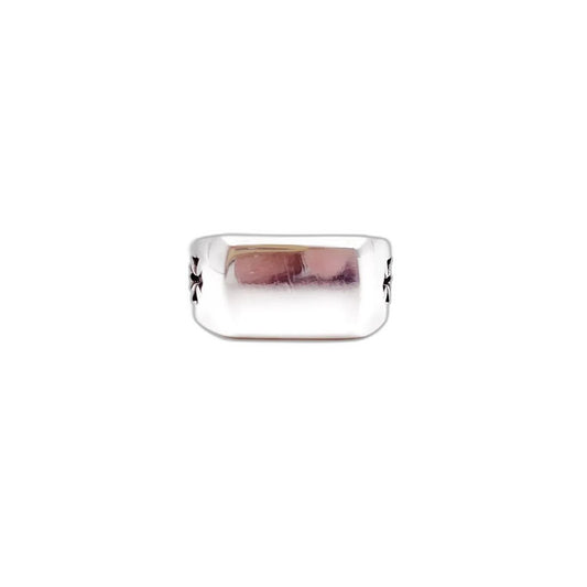 CHROME HEARTS Polished Square Ring