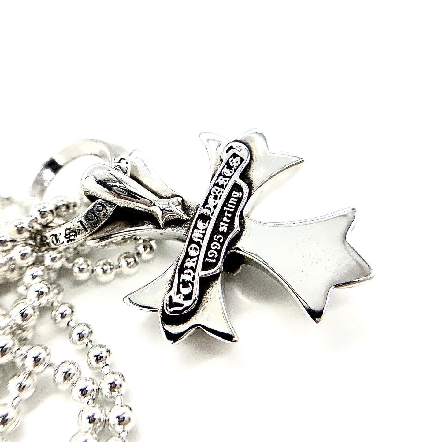 CHROME HEARTS Double Cross Flower Necklace