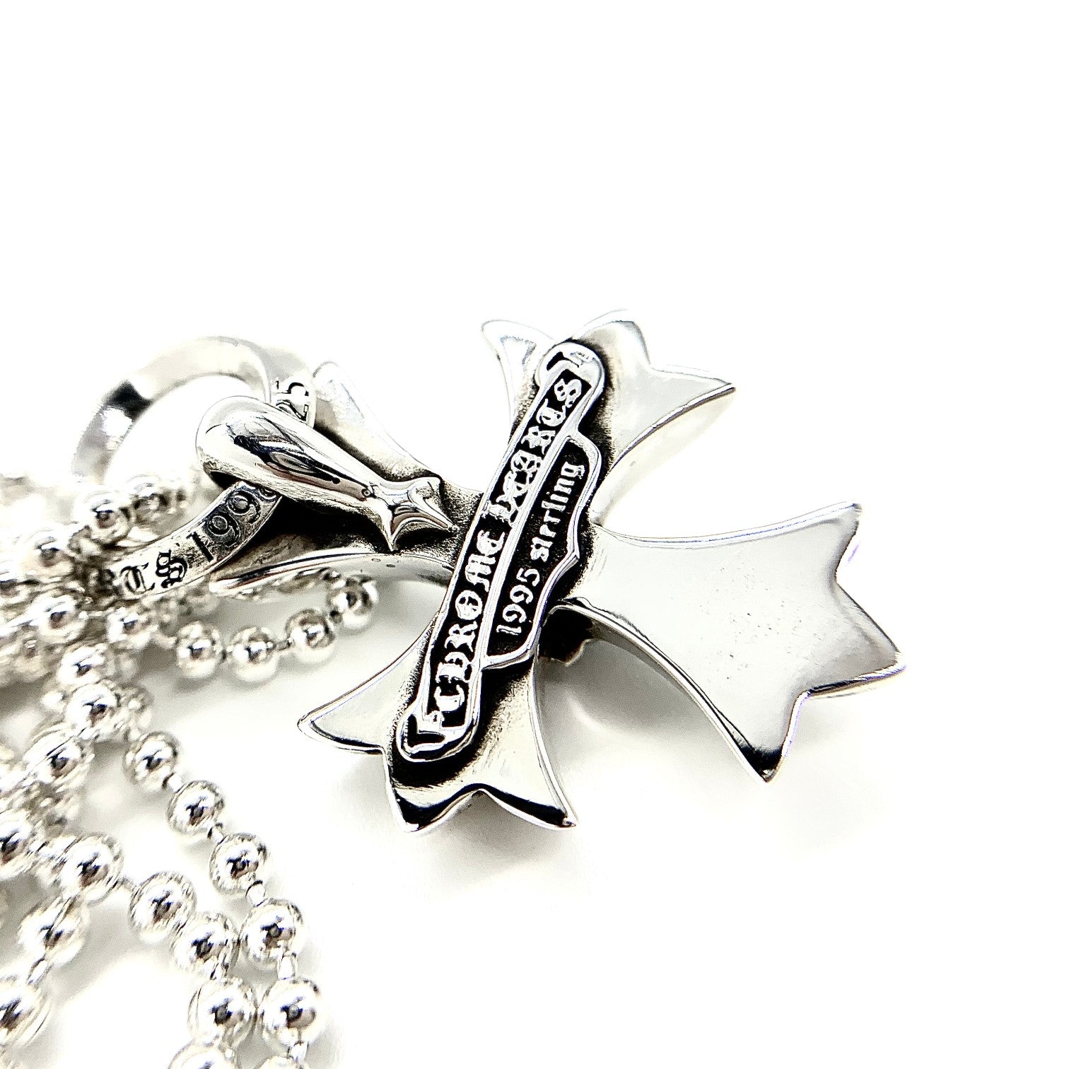 CHROME HEARTS Double Cross Flower Necklace