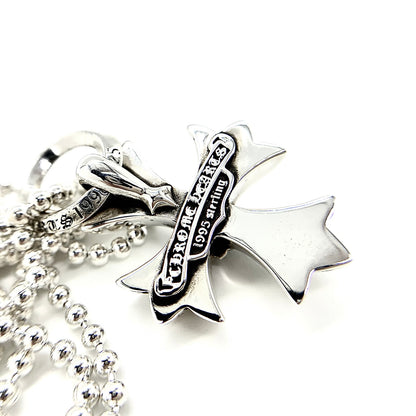 CHROME HEARTS Double Cross Flower Necklace