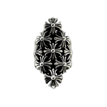 CHROME HEARTS Fortress Cross Ring