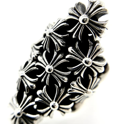 CHROME HEARTS Fortress Cross Ring