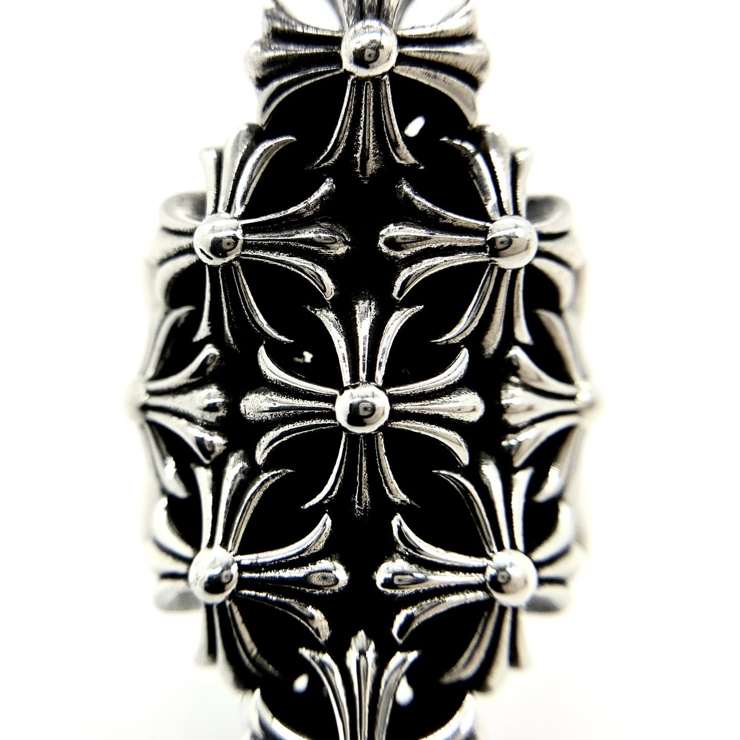 CHROME HEARTS Fortress Cross Ring