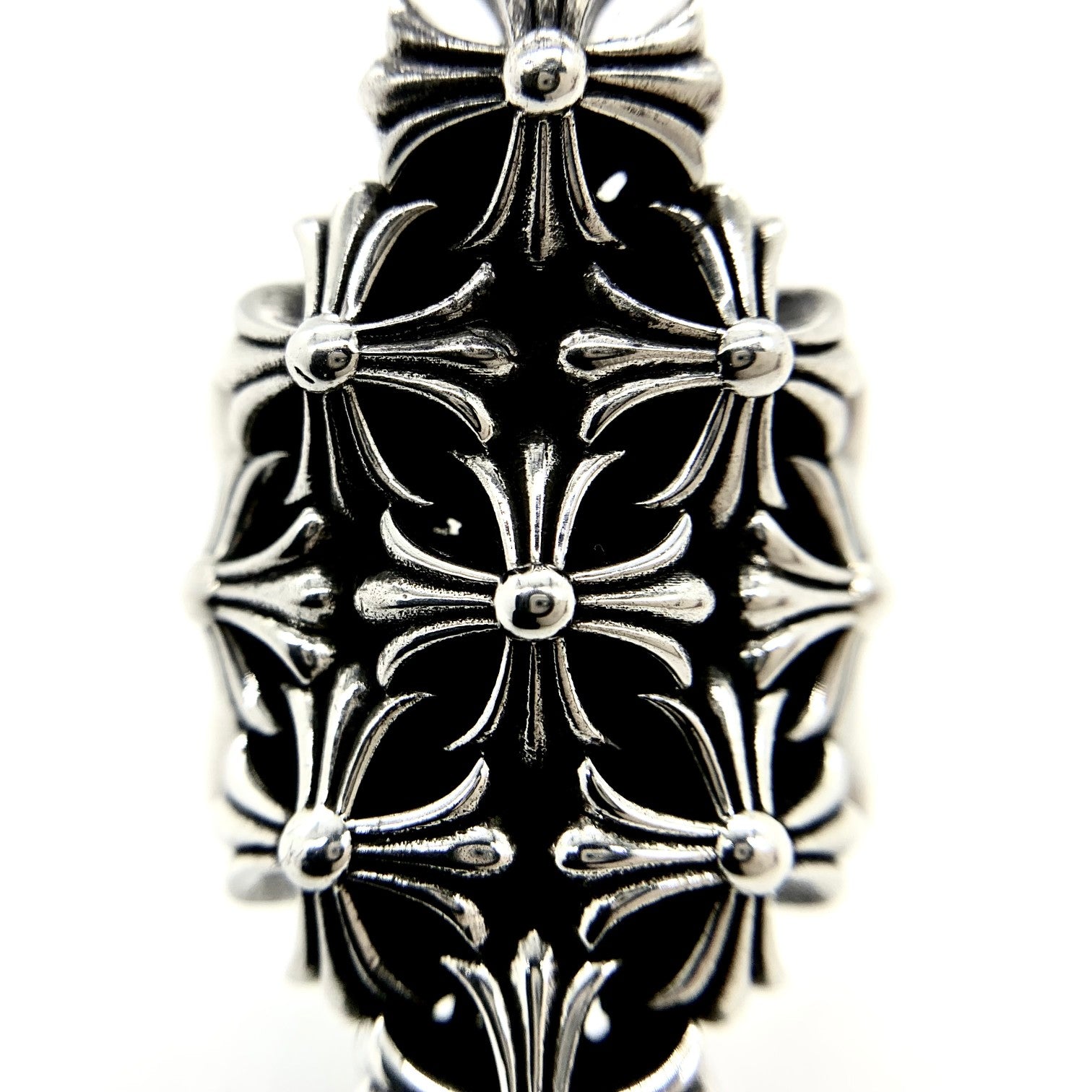 CHROME HEARTS Fortress Cross Ring