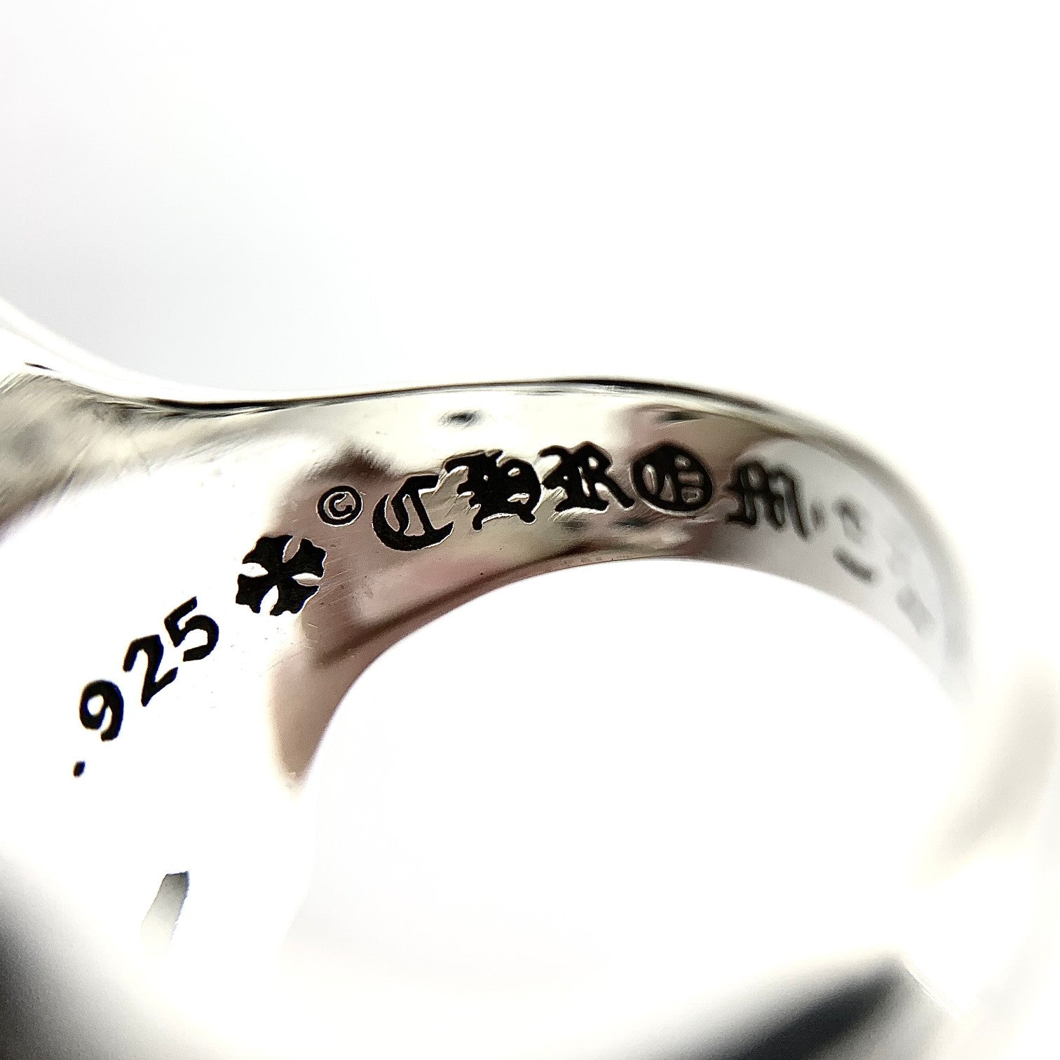 CHROME HEARTS Fortress Cross Ring