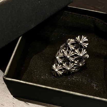 CHROME HEARTS Fortress Cross Ring