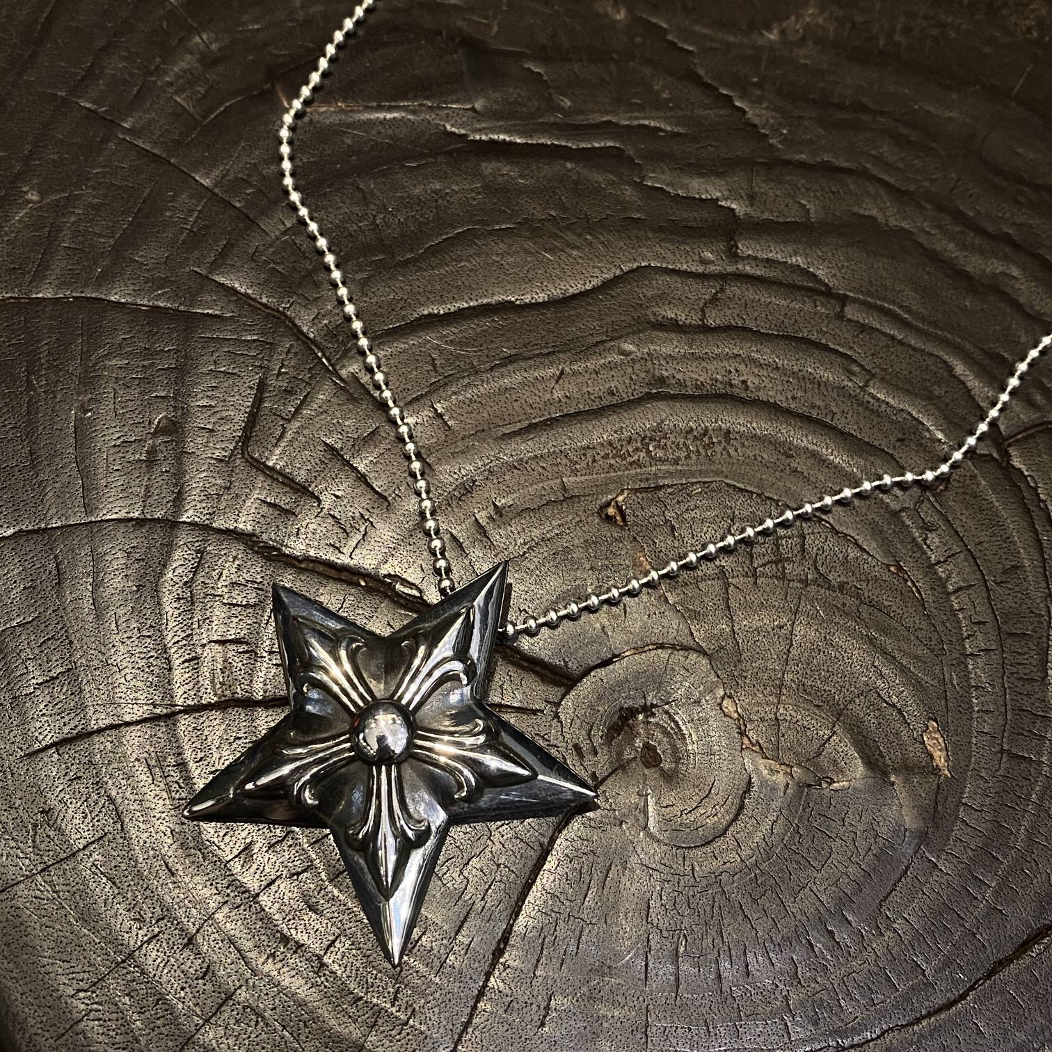 Chrome Hearts Large Pentagram Necklace