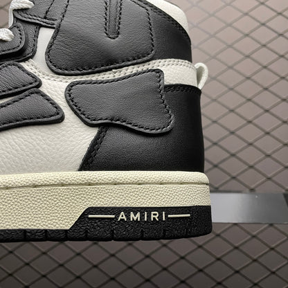 Amiri Skel Top High 'White Black'