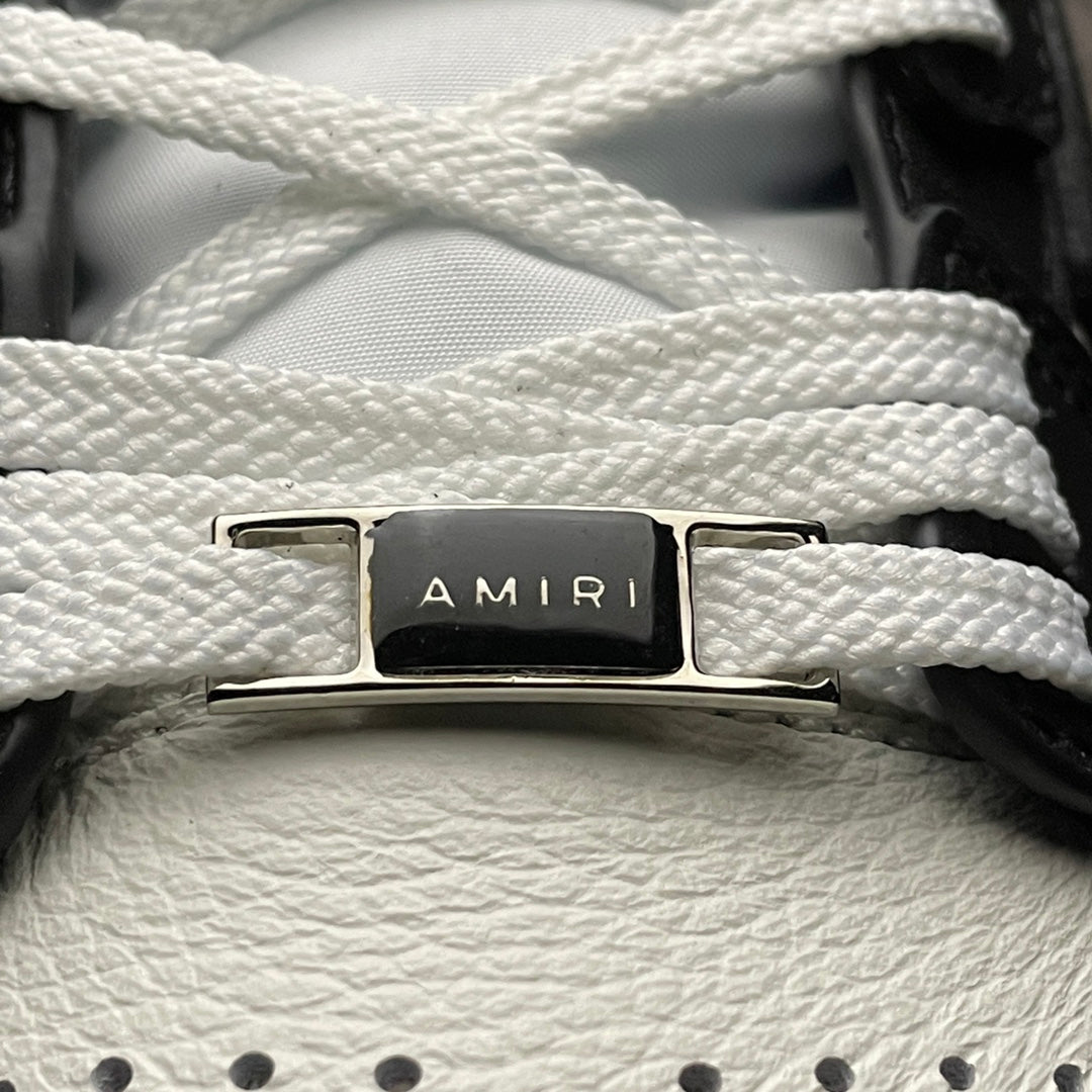 Amiri Skel Top High 'White Black'