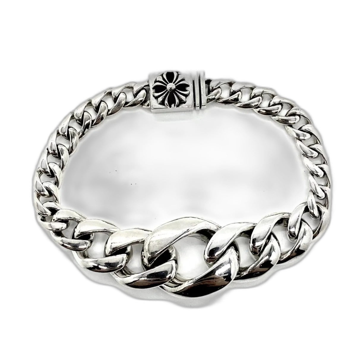 CHROME HEARTS Cross Flower Polished Gradient Bracelet