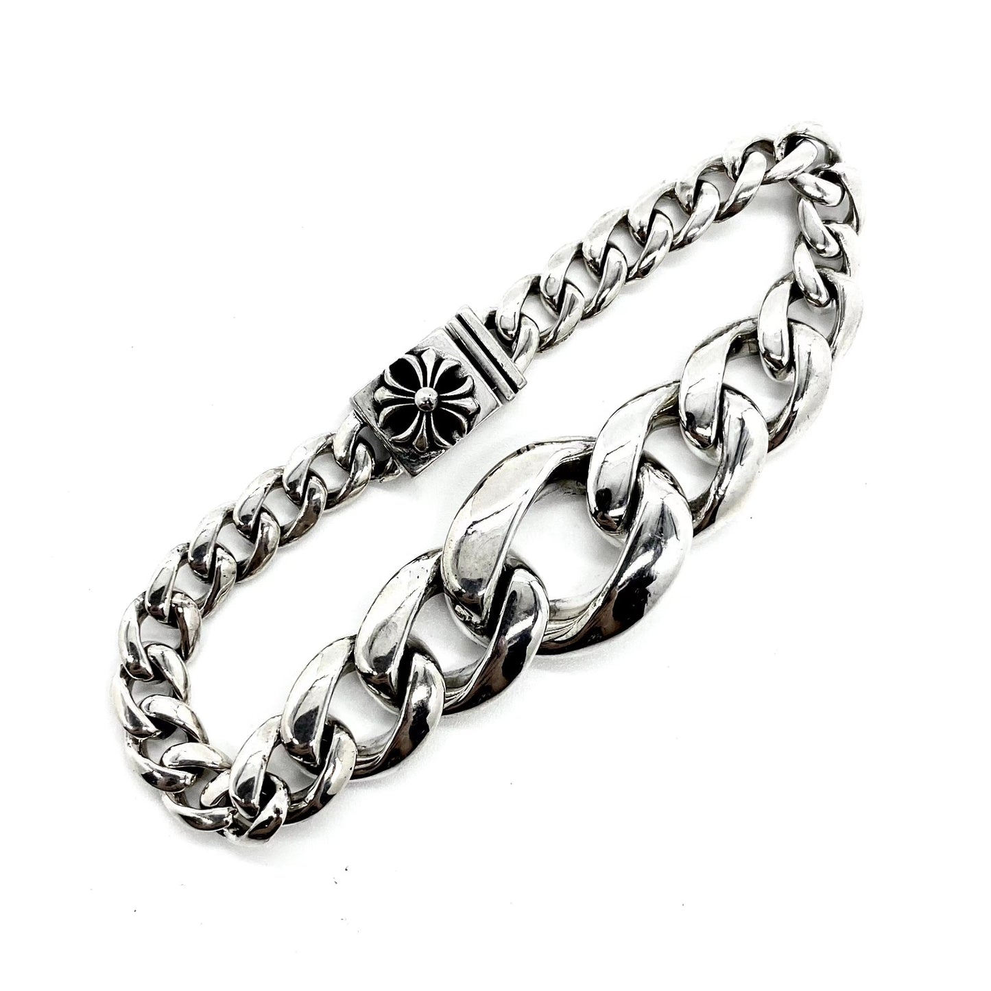 CHROME HEARTS Cross Flower Polished Gradient Bracelet