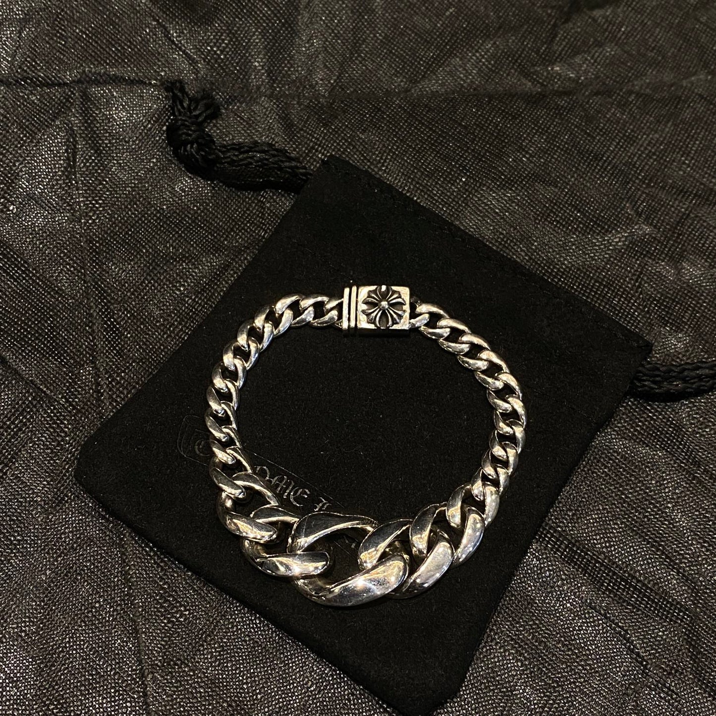 CHROME HEARTS Cross Flower Polished Gradient Bracelet