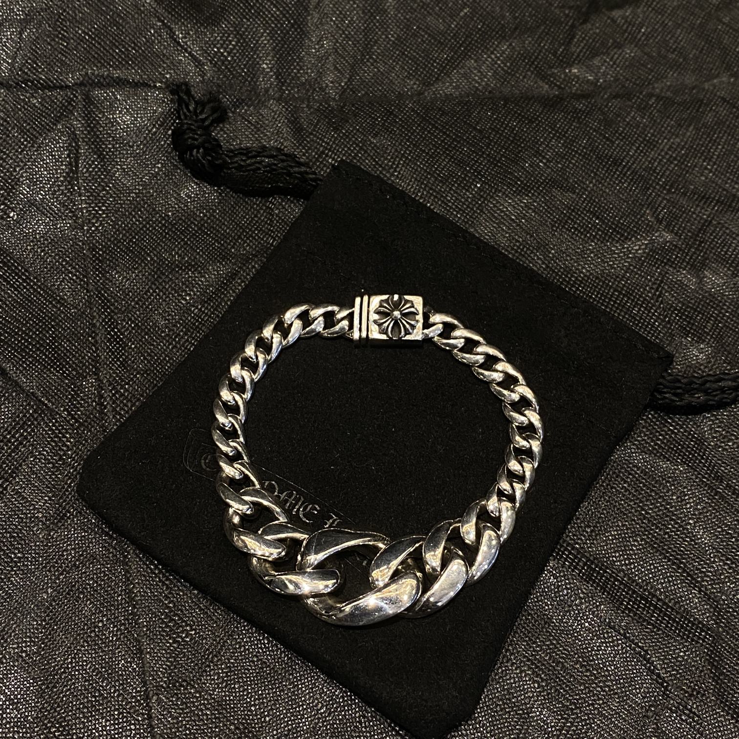 CHROME HEARTS Cross Flower Polished Gradient Bracelet