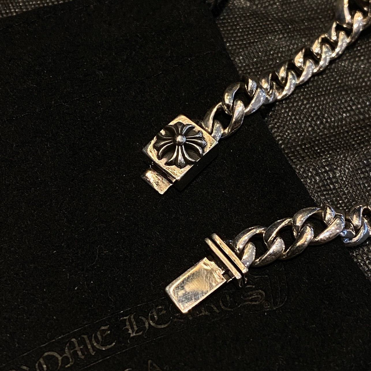 CHROME HEARTS Cross Flower Polished Gradient Bracelet
