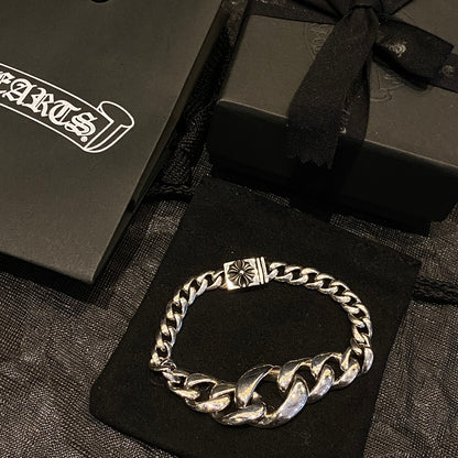 CHROME HEARTS Cross Flower Polished Gradient Bracelet