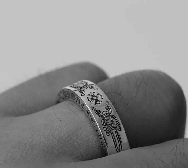 CHROME HEARTS Twin of Swords Ring