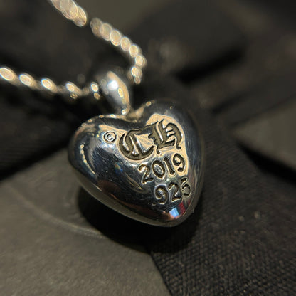 Chrome hearts cross heart necklace