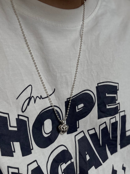 Chrome hearts cross heart necklace