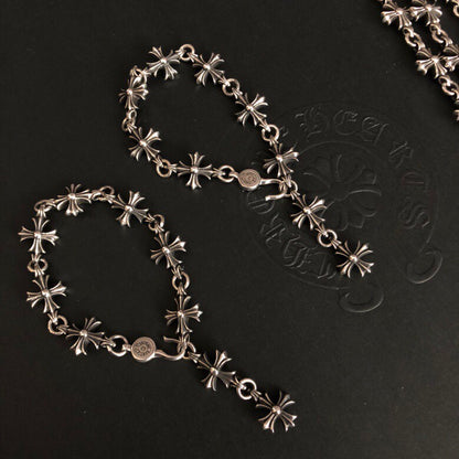 CHROME HEARTS Nine-section cross flower bracelet
