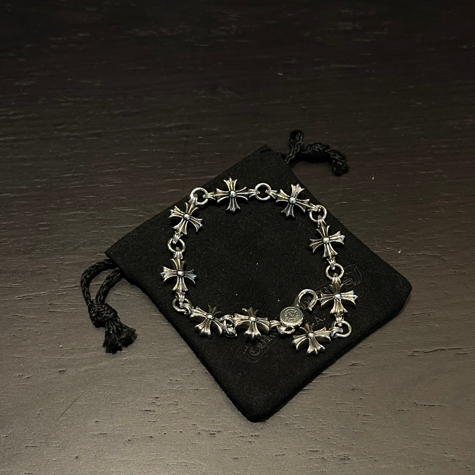 CHROME HEARTS Nine-section cross flower bracelet