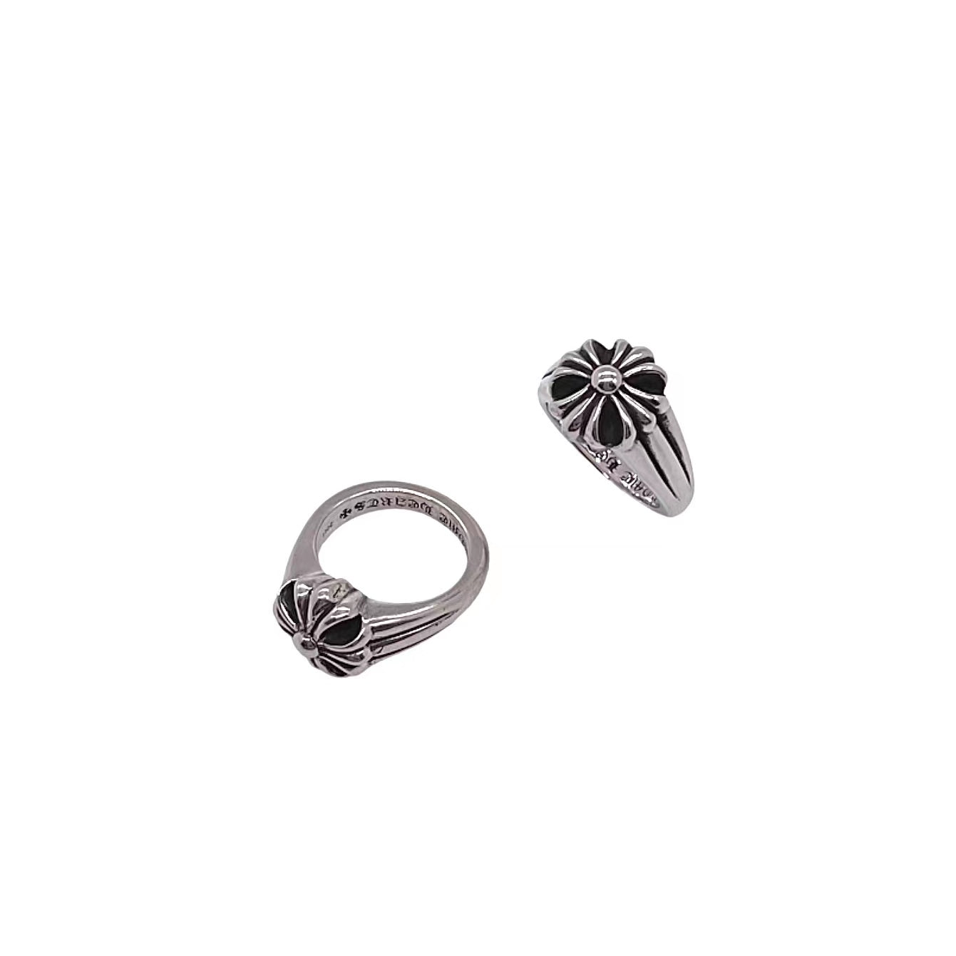 CHROME HEARTS Large Cross Ring