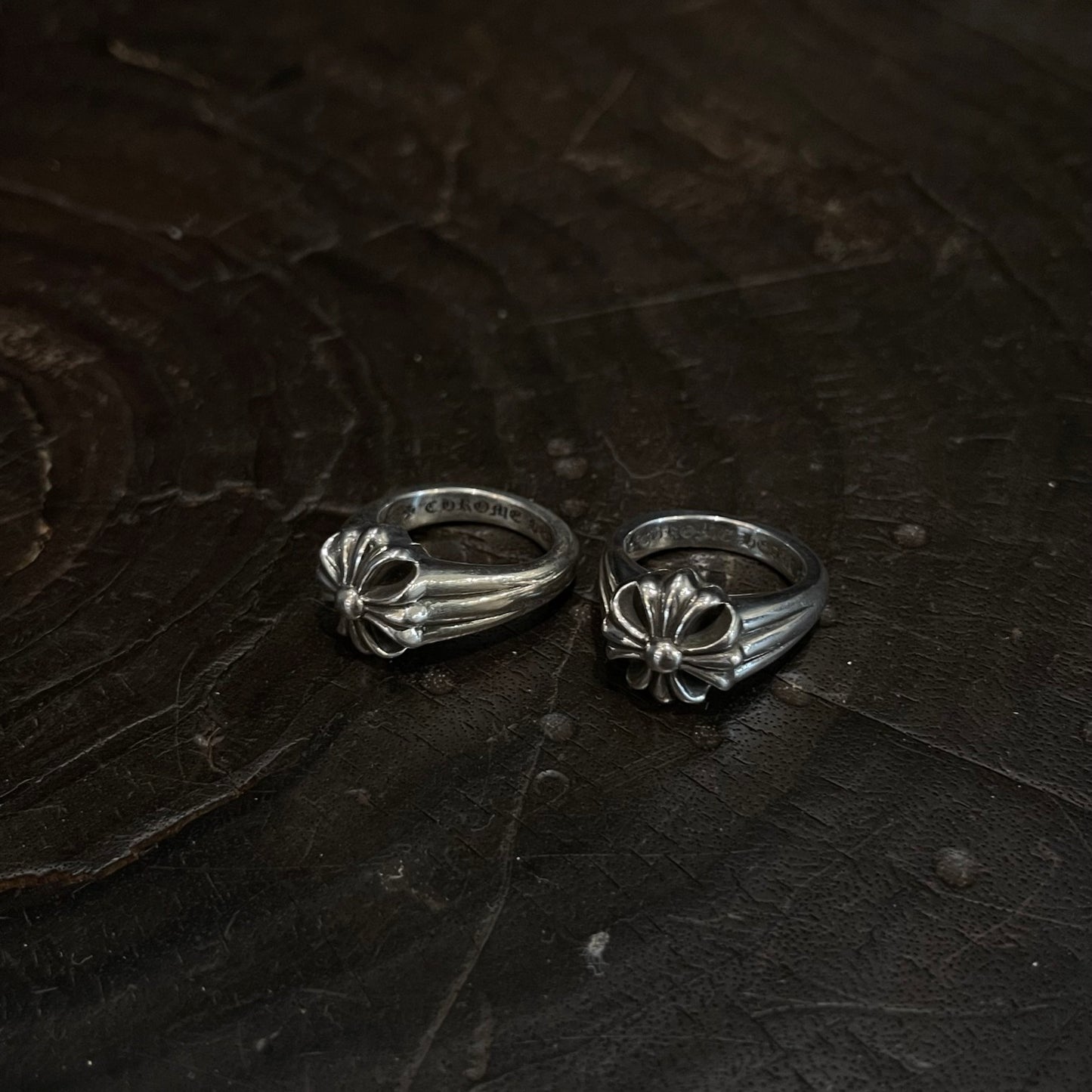CHROME HEARTS Large Cross Ring