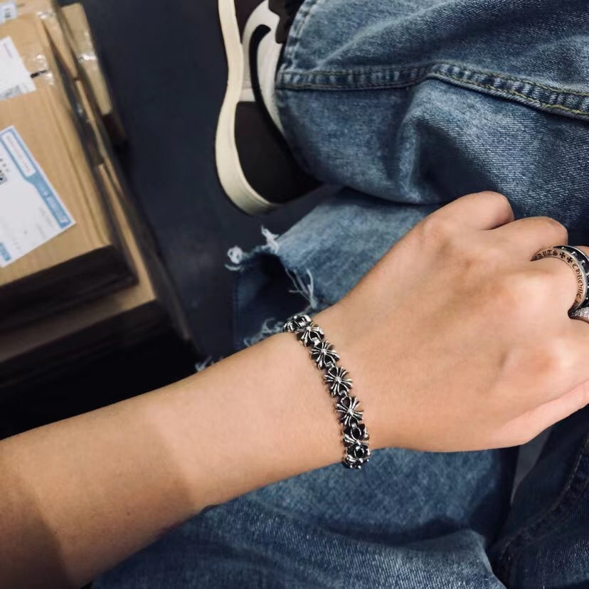 Chrome Hearts Side Cross Bracelet