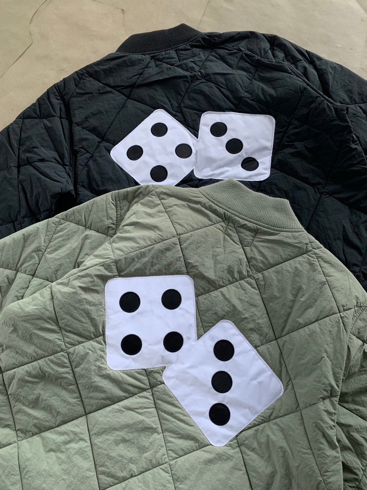 Stussy Dice Quilted Liner Jacket "Black"