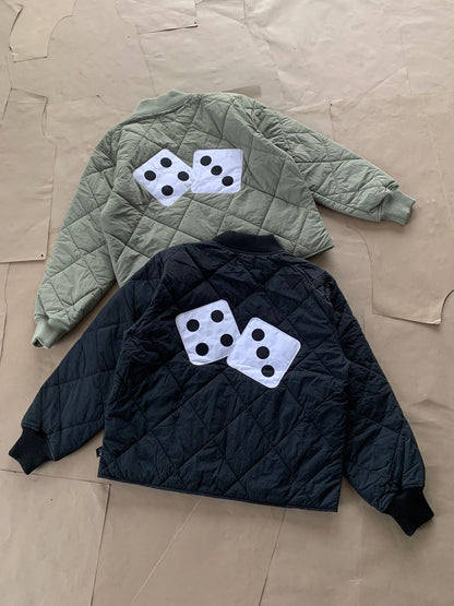Stussy Dice Quilted Liner Jacket "Black"