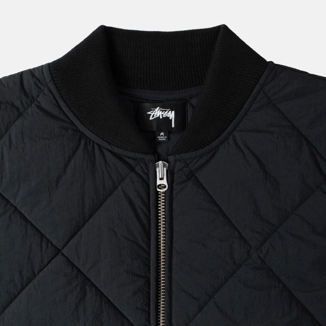 Stussy Dice Quilted Liner Jacket "Black"