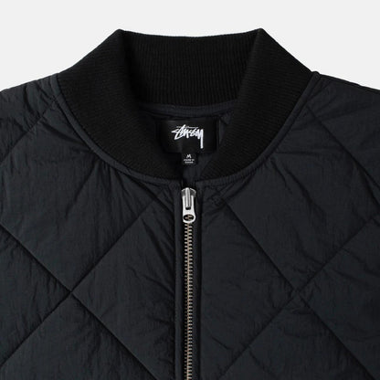Stussy Dice Quilted Liner Jacket "Black"