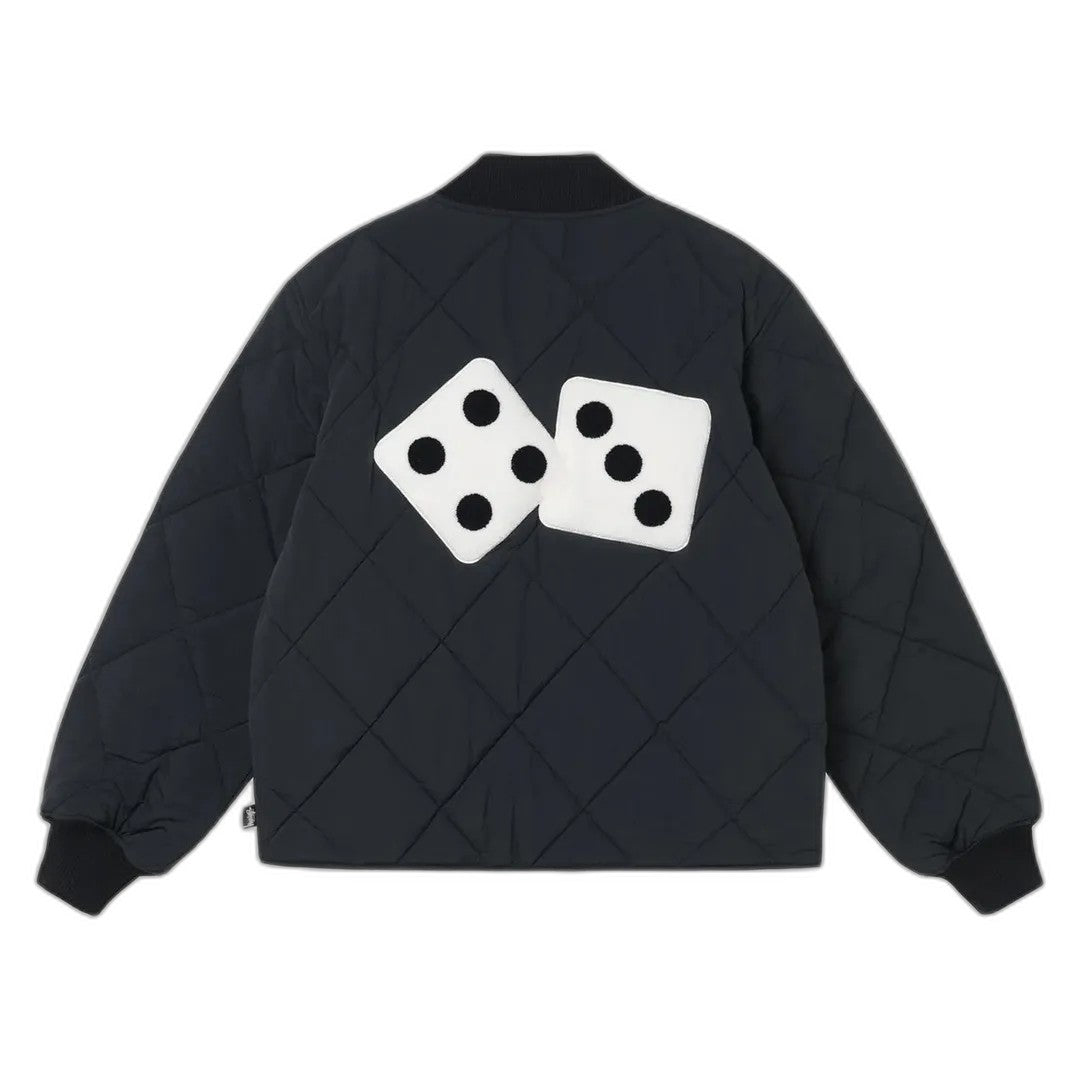 Stussy Dice Quilted Liner Jacket "Black"