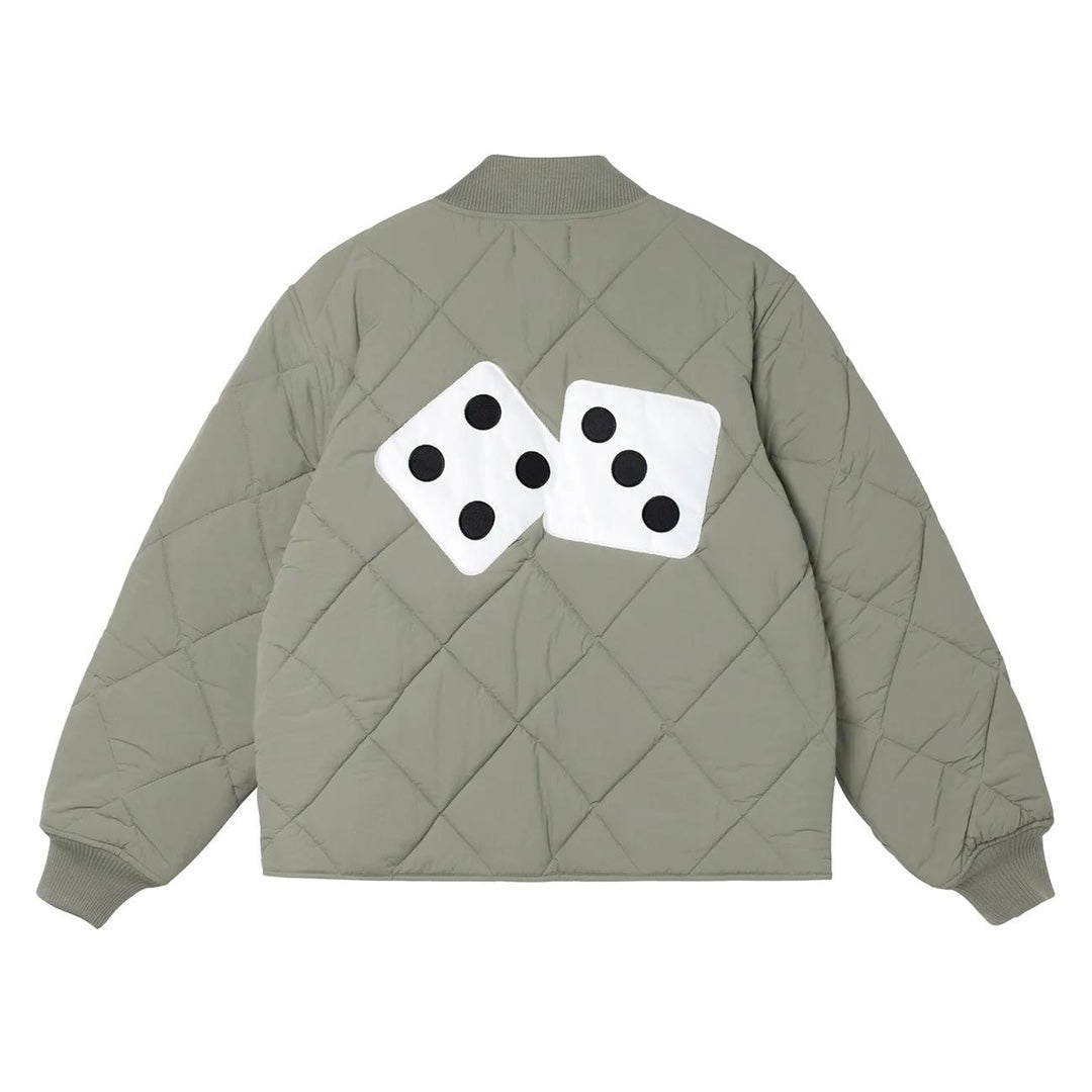 Stussy Dice Quilted Liner Jacket "Black"