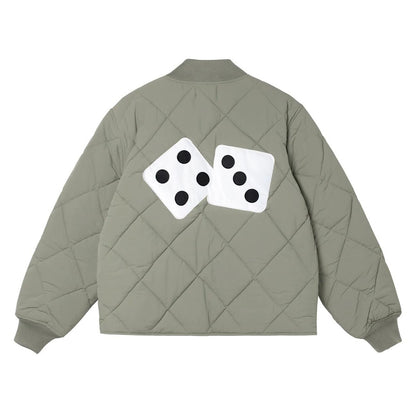 Stussy Dice Quilted Liner Jacket "Black"