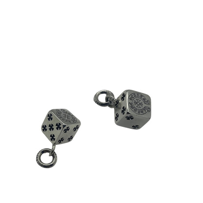 Chrome hearts hoop dice necklace